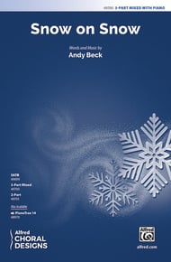 Snow on Snow Three-Part Mixed choral sheet music cover Thumbnail